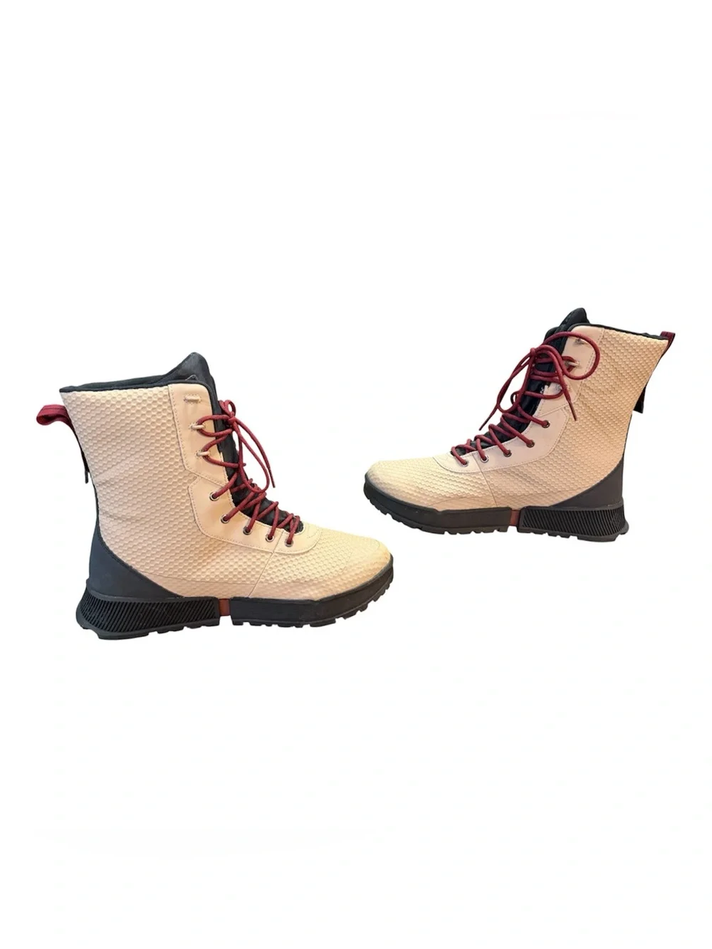 Columbia Hyper-Boreal Omni-Heat Tall Winter Boots Oxford Tan Red Men’s Size 11